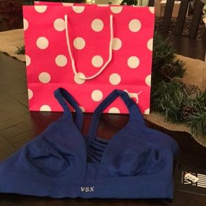 Victoria's Secret sports bra in navy blue